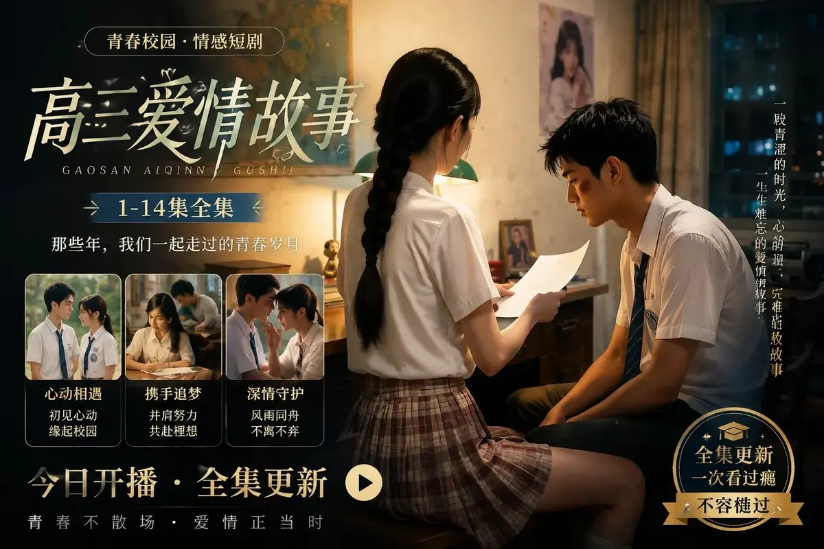 黄果魔改AI短剧《b中高三爱情故事》高清未删减全集在线观看 - 《高三爱情故事if篇》蓝光修复中文字幕 - 百度阿里云盘资源直链 - 高清零卡顿全程高能无尿点